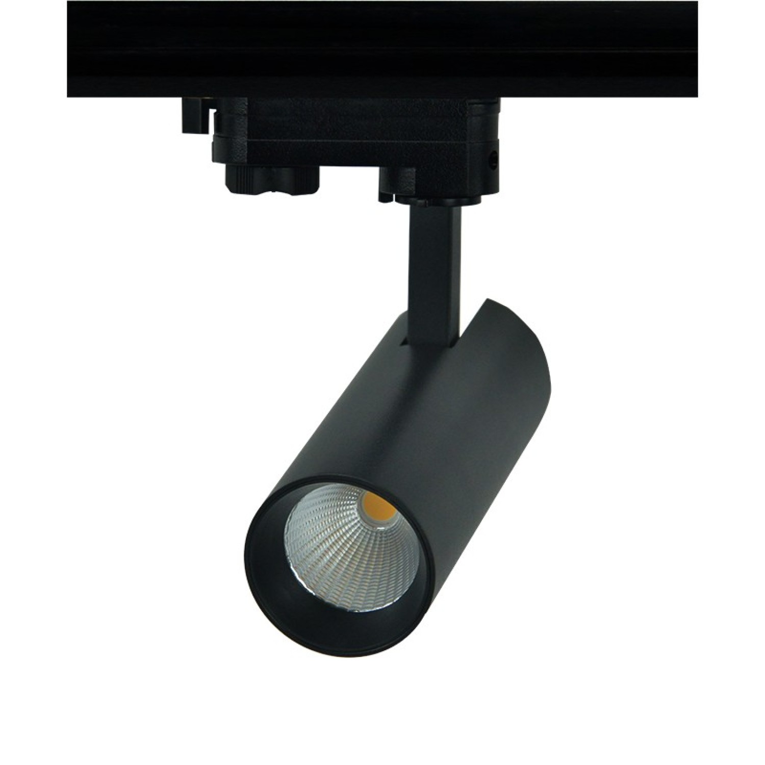 LED релсов спот 230V, черен, 10 W, 3000K, 1000 lm