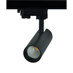 LED релсов спот 230V, черен, 10 W, 4000K, 1050 lm