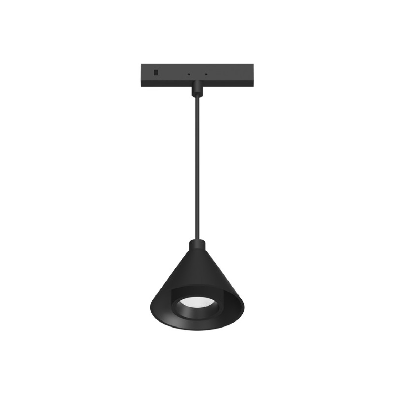 LED релсов прожектор 24V, черен, 2 W, 4000K, 170 lm