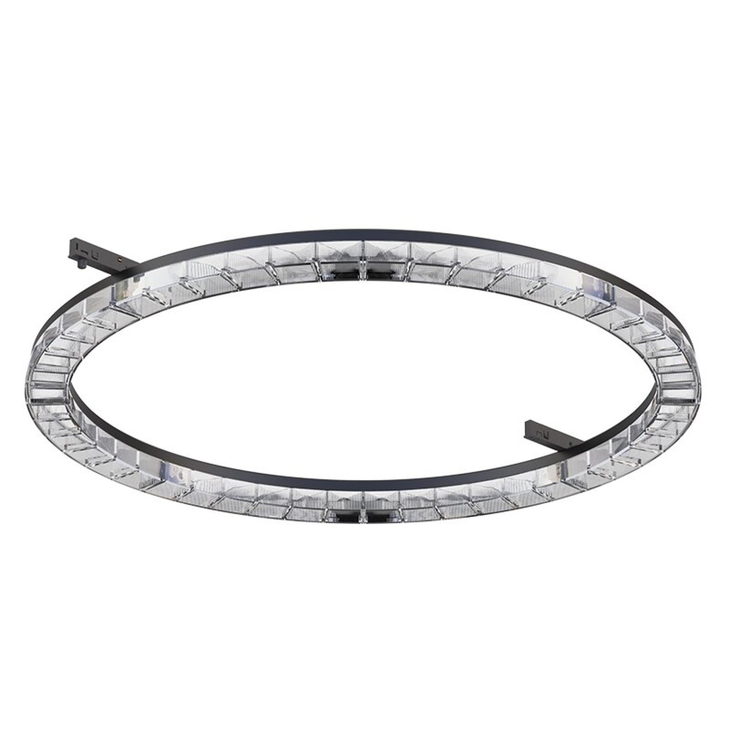 Мини магнитно кръгло линейно осветително тяло 24V, черен/бял, 30 W, 3000K