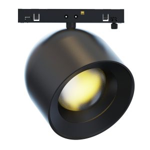 TMEDIO полусферичен sunset спот 24V, черен/бял, 10 W, 1800K