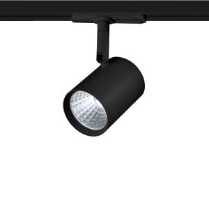 LED релсов прожектор 230V, черен, 7 W, 3000K, 500 lm