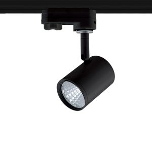 LED релсов прожектор 230V, черен, 7 W, 3000K, 500 lm